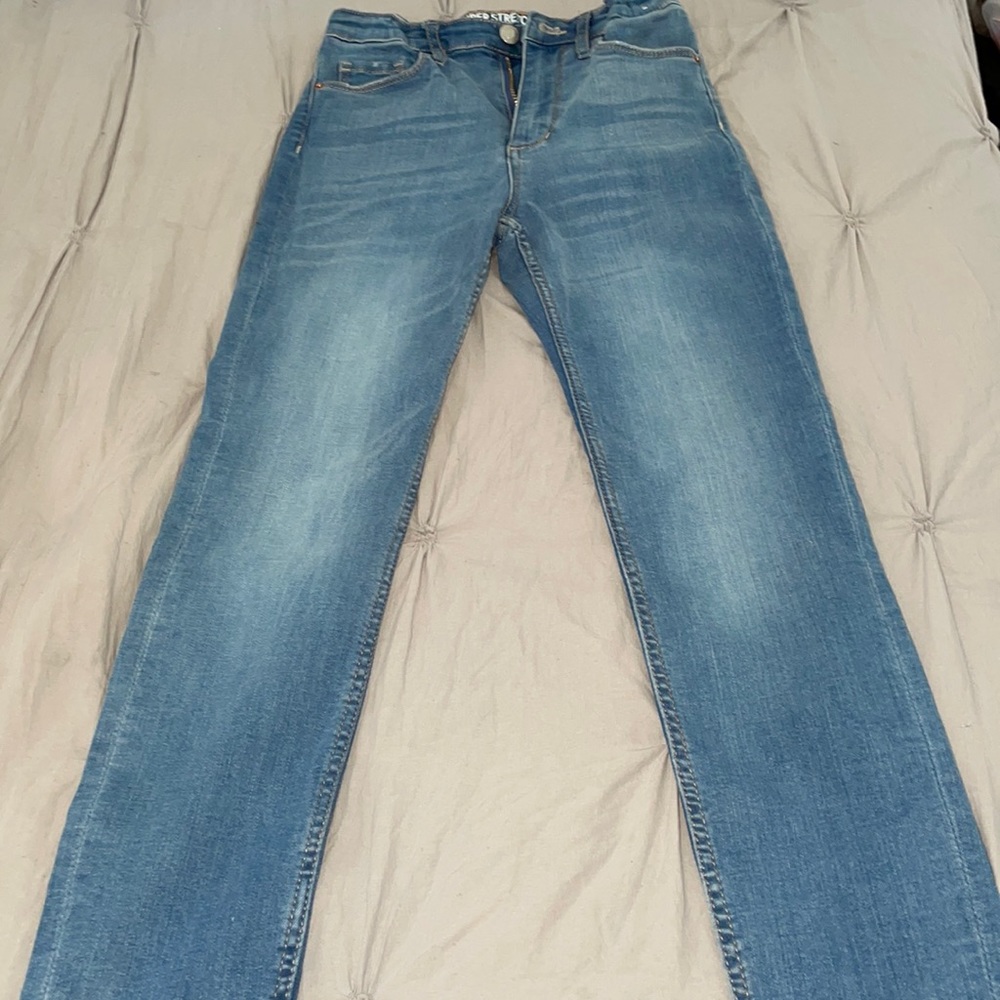 Jeans size 10 color White/dark blue form h&m Super stretchy